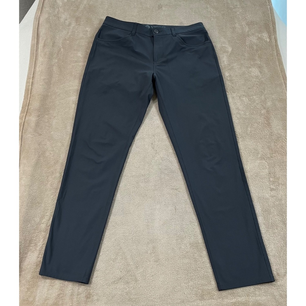 Vuori Meta Pants Men's 30" Inseam Size 32 Dark Gray GOOD